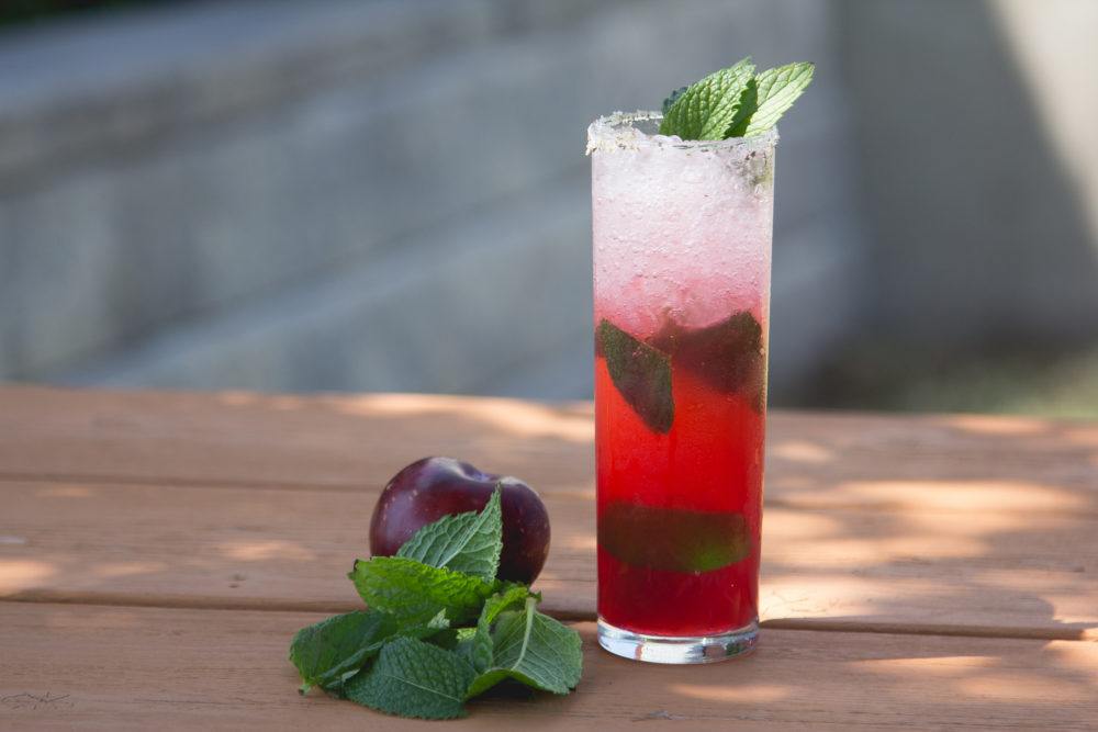 Plum-Infused Rum Mojito Recipe