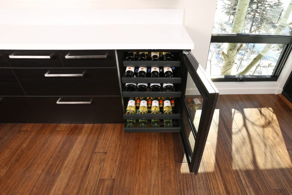 wine fridge storage