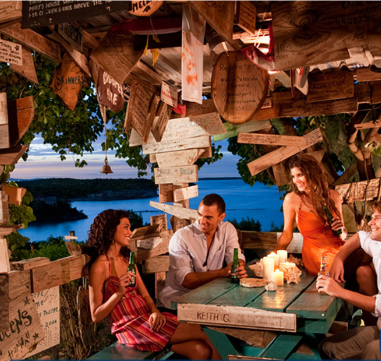 Outhouse at Pineapple Beach Club