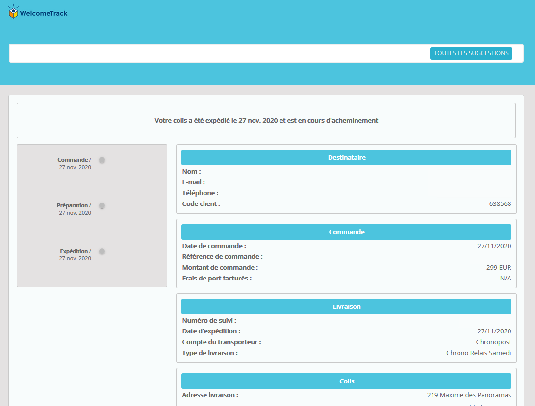 Sans titre (1) Application WelcomeTrack Link