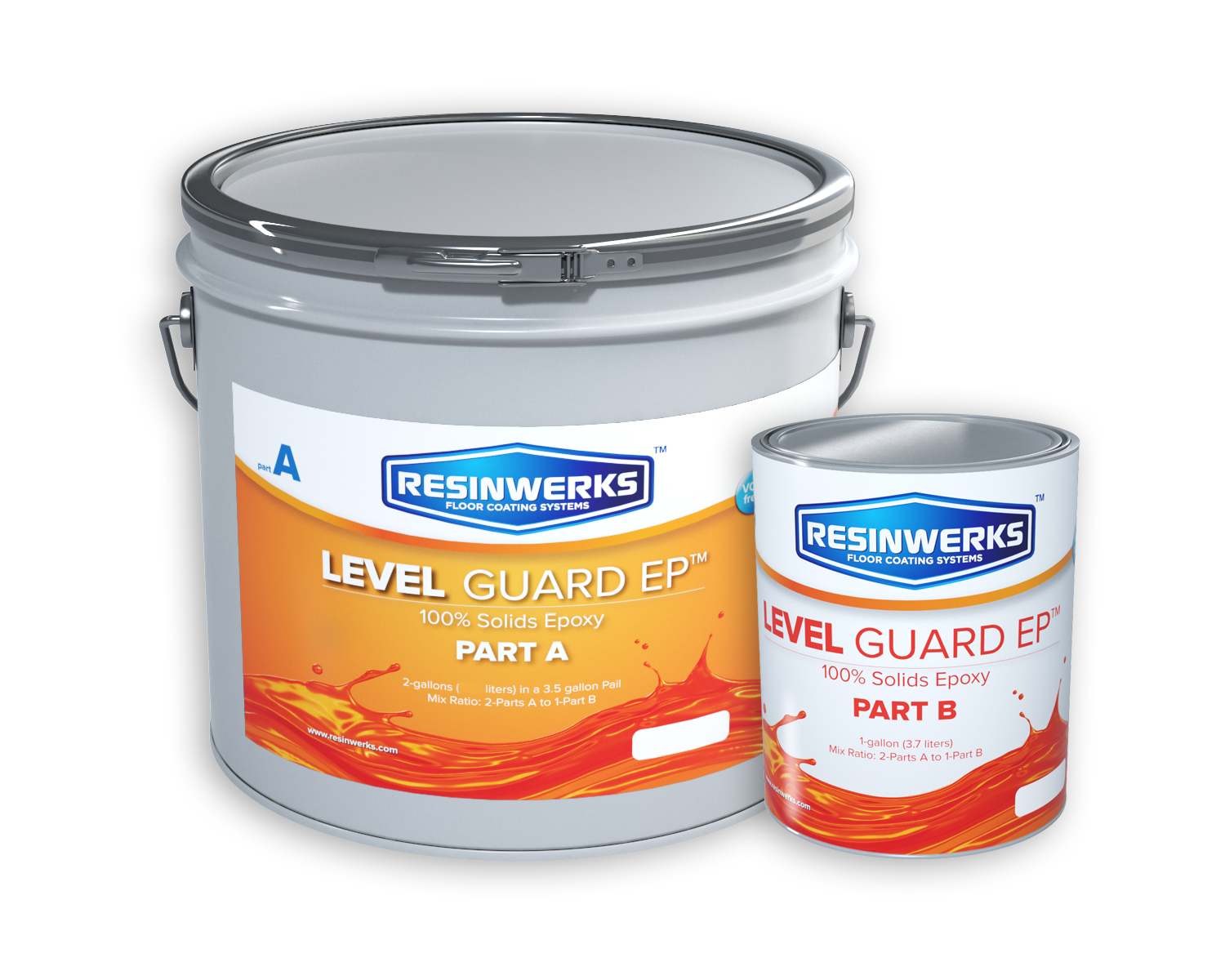 Clear Guard Coating Epoxy Resin 1-Gal Kit