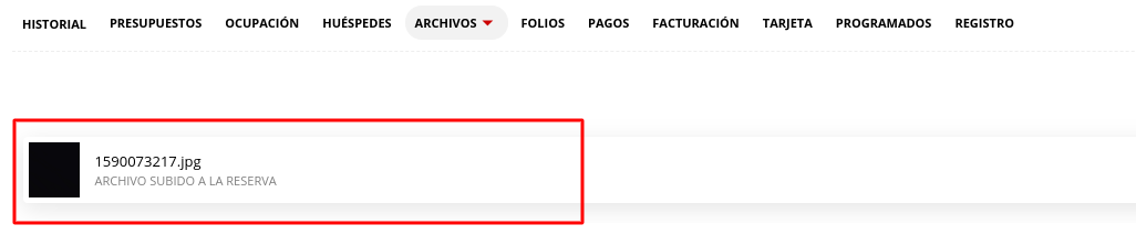 Archivo subido correctamente