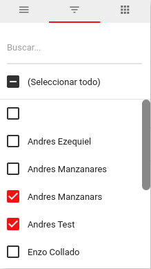 Seleccionar categorías de columna
