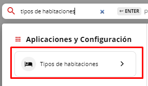 Buscando Tipos de Habitaciones