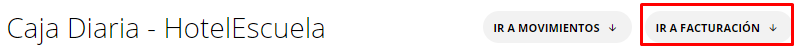 Botón para ir a la sección de facturación