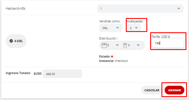 Detalles de la nueva habitación