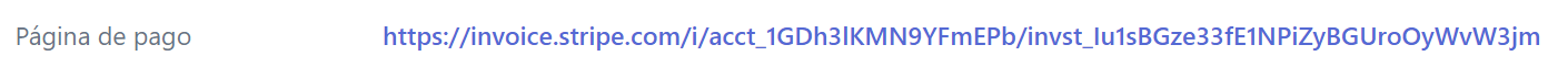 Ejemplo de enlace de pago