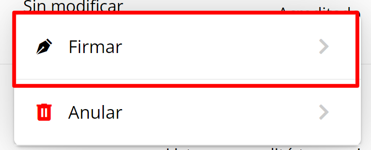 Ingresar PIN para firmar un pago