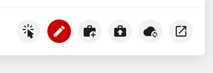 Ícono de editar (lápiz)