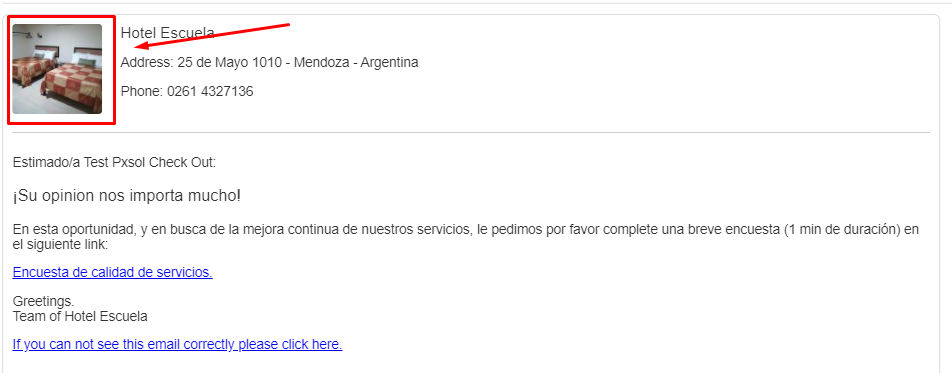 Imagen en presupuesto