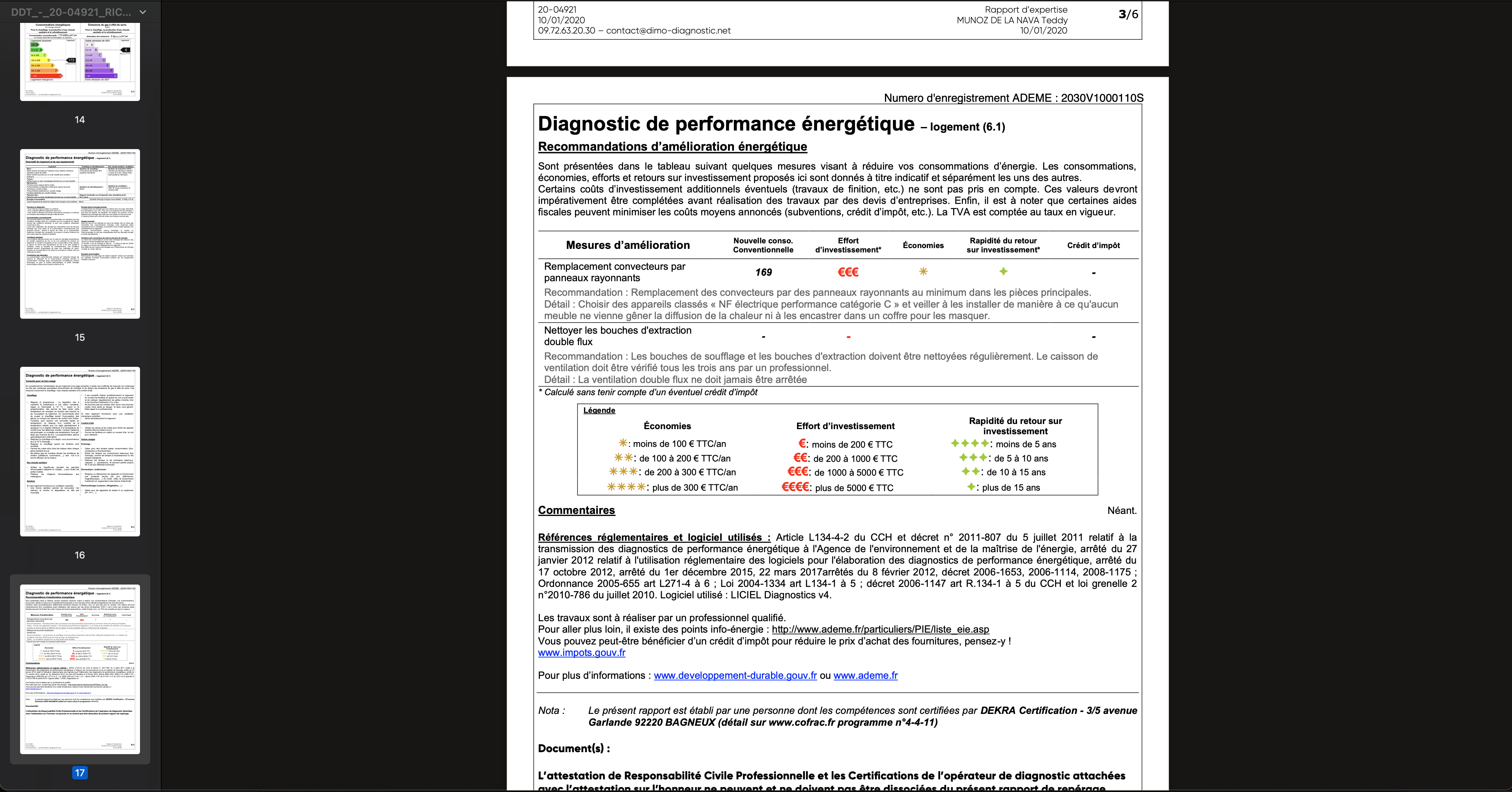 Recommandations de lADEME pour le diagnostic de performance énergétique