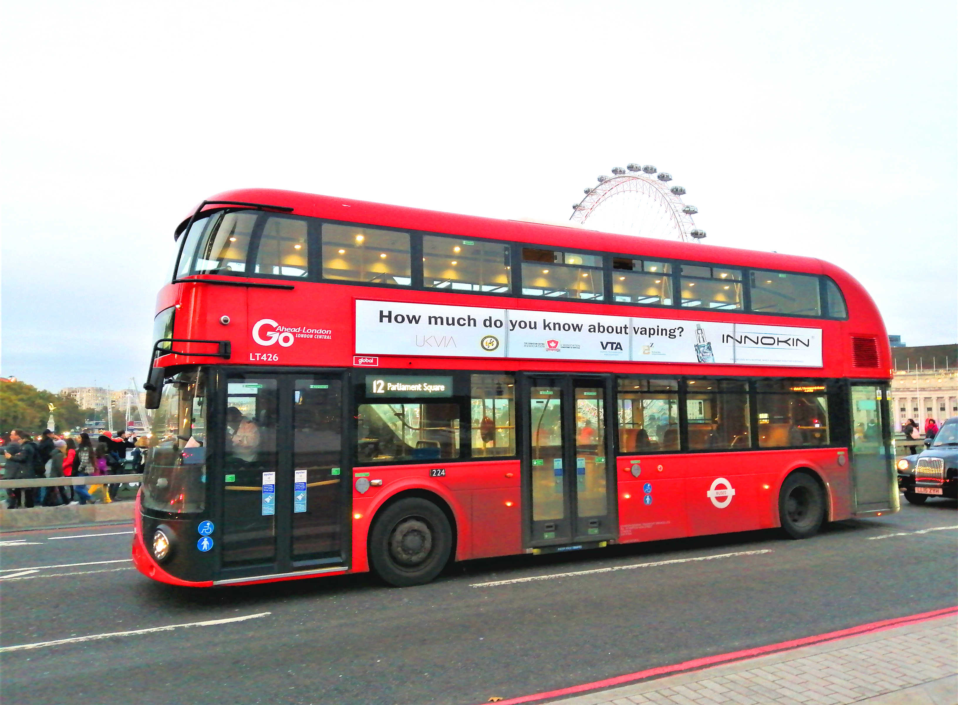 Raising Vape Awareness with Innokin London Buses