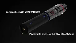 Innokin Plexar 100W Vape Pen With Plex3D New Mesh Coil