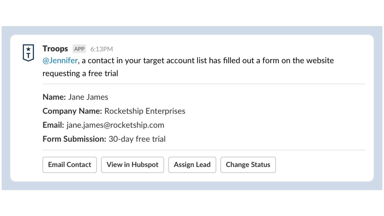 Form Submission Signals