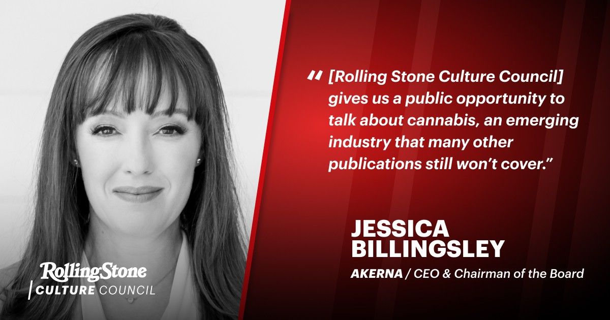 Through Rolling Stone Culture Council, Jessica Billingsley Positions Herself as a Cannabis Thought Leader