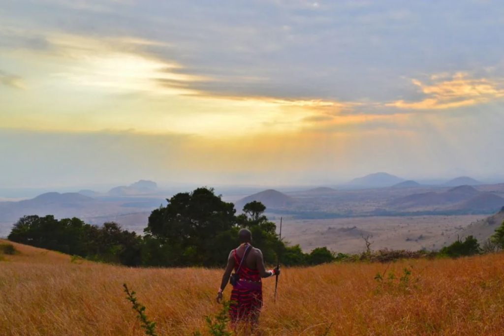 Mensch in der Natur Afrikas