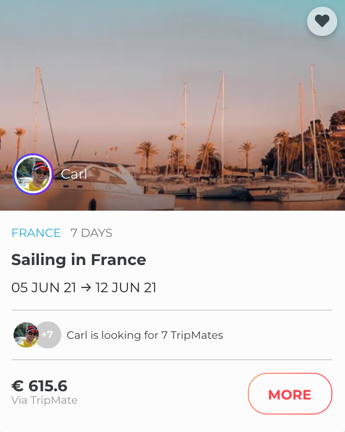 Sailing in France.