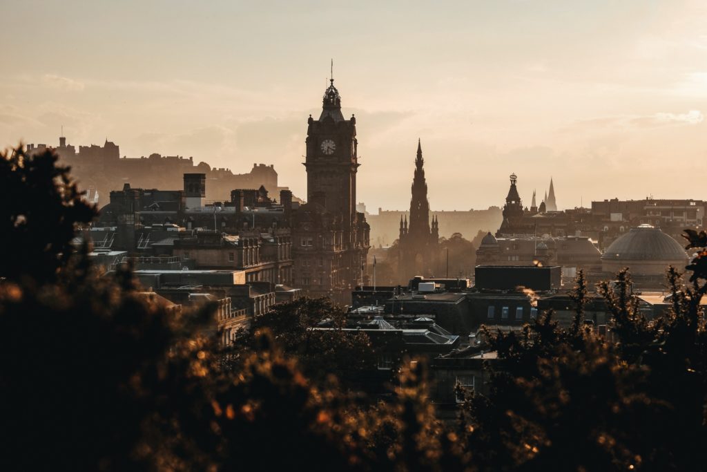 Top 10 cities to see in Europe, Edinburgh on a cloudy day
