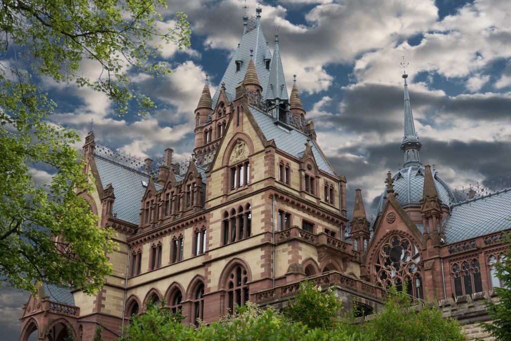 the Drachenburg Castle which is located in North Rhine-Westphalia