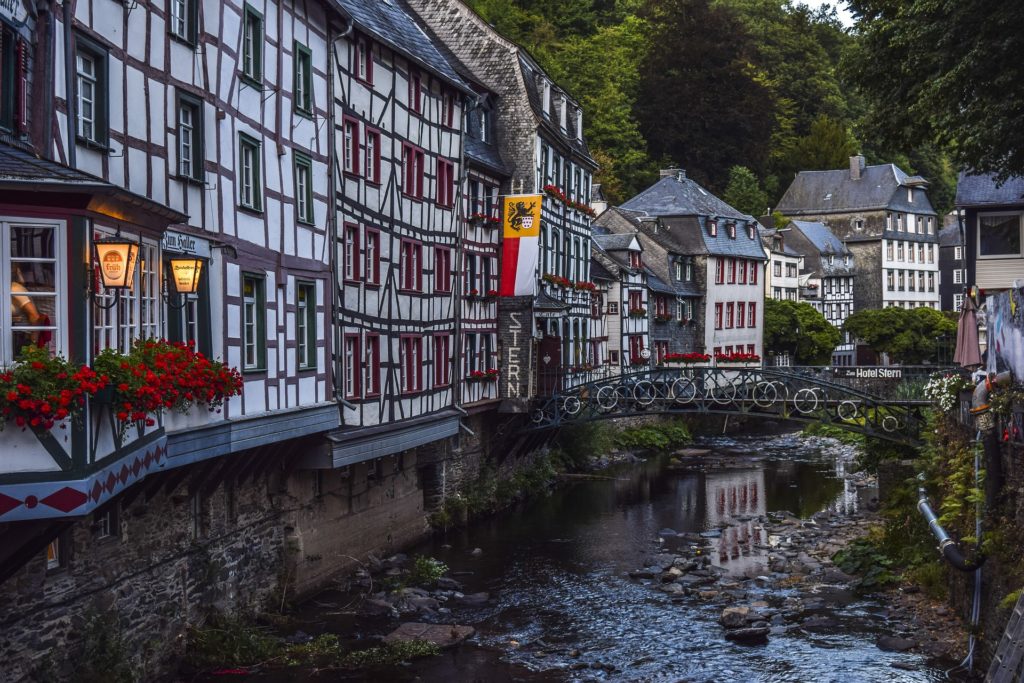 Stadtpanorama von Monschau