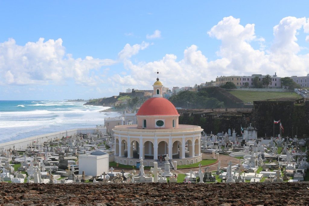 famous cemontary in San Juan, Puerto Rico a great place to visit 