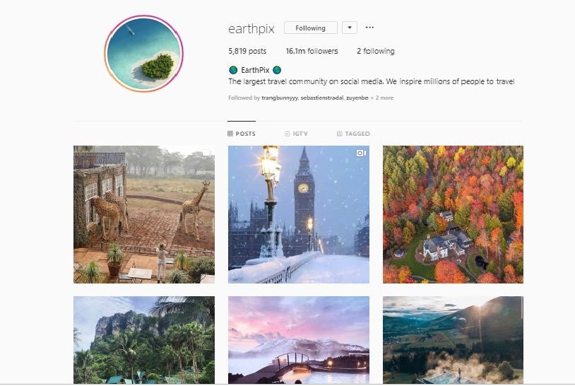 The 5 Best Travel Instagram Accounts