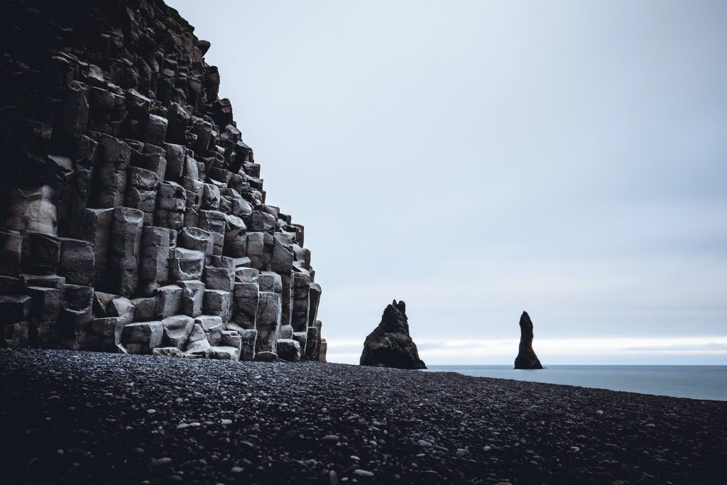 Black sand beaches in Iceland