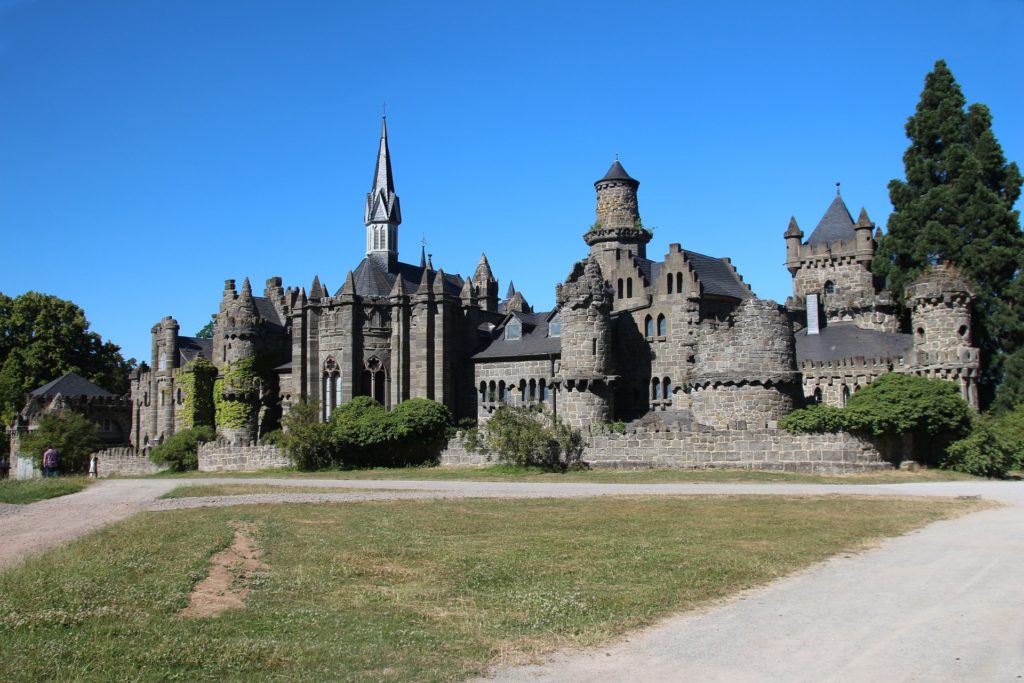 a medieval castle located in Hesse called Löwenburg