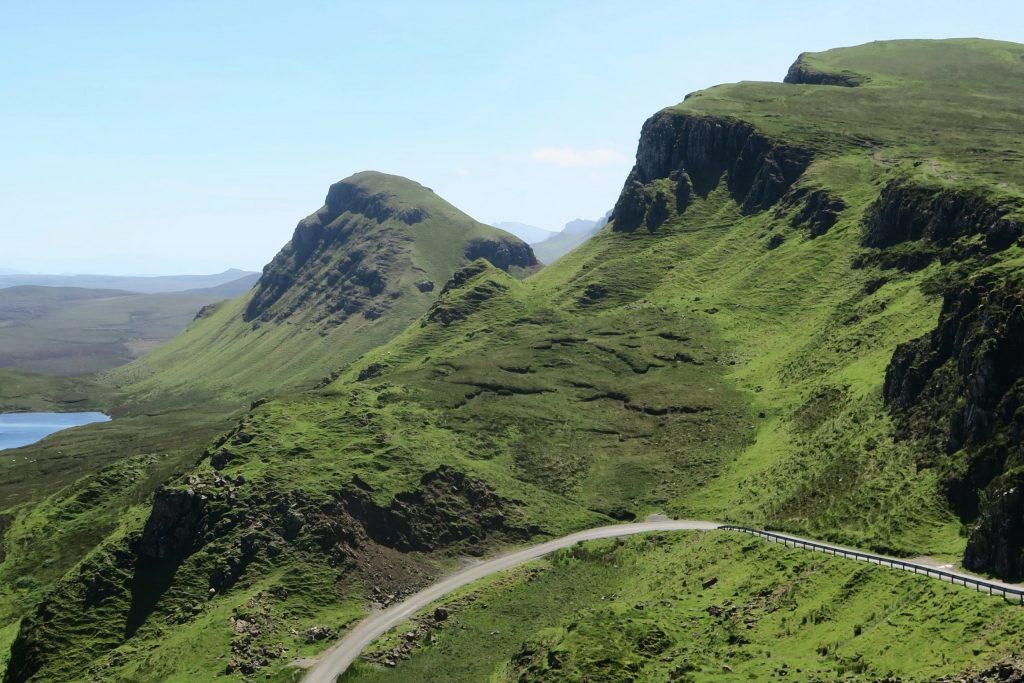 Scotlands green landscape 