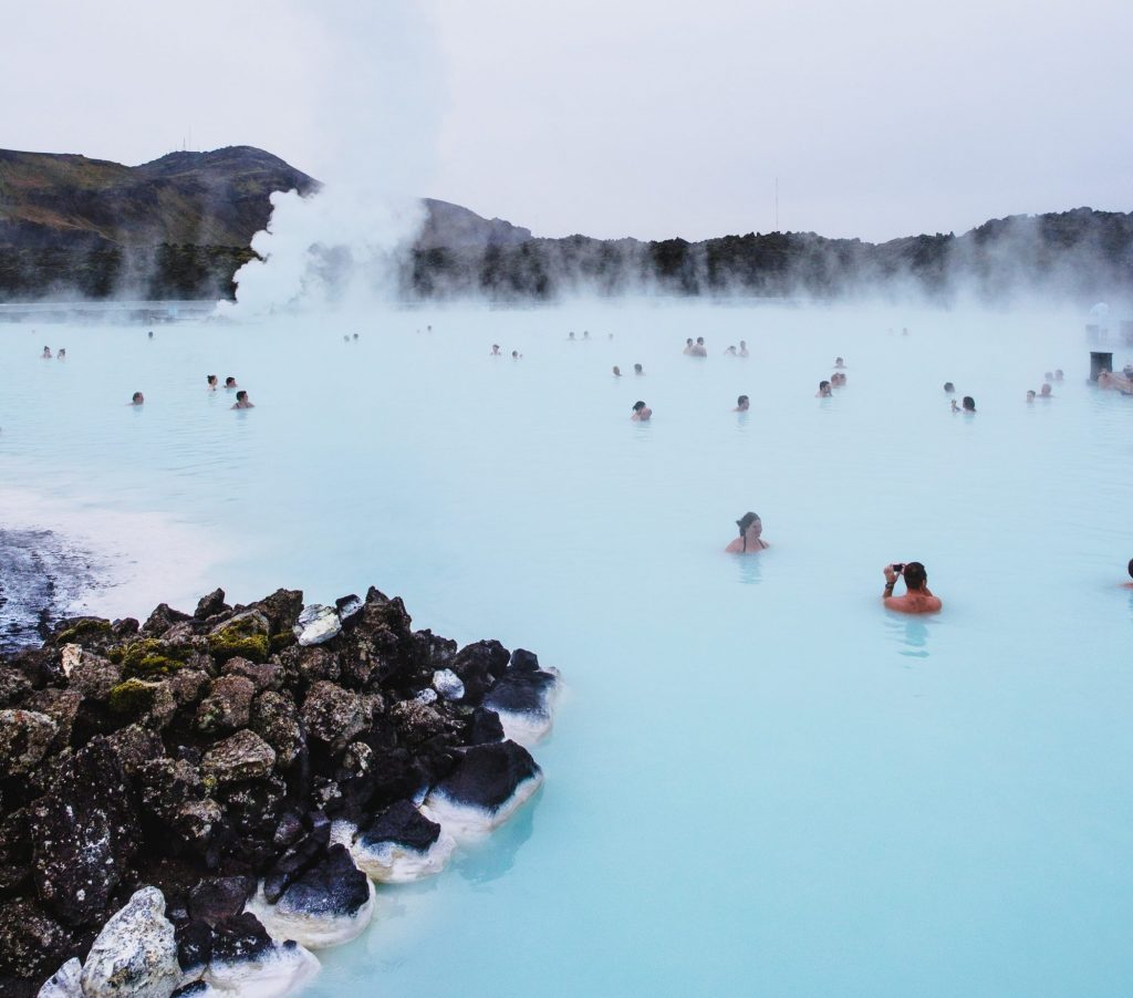 The blue lagoon as a place in our travel guide for Iceland.