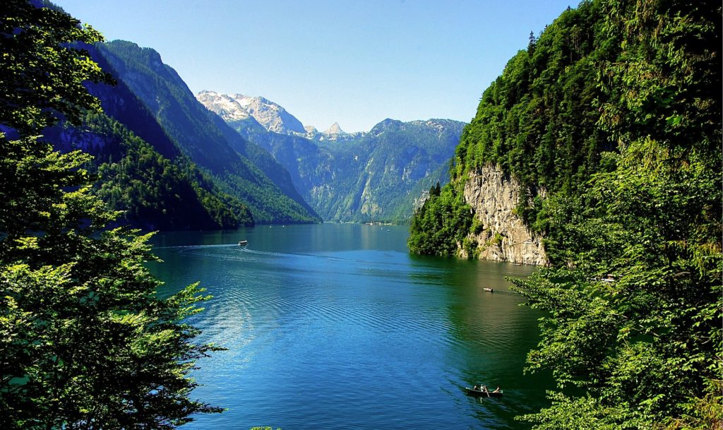 Der Königssee in Bayern