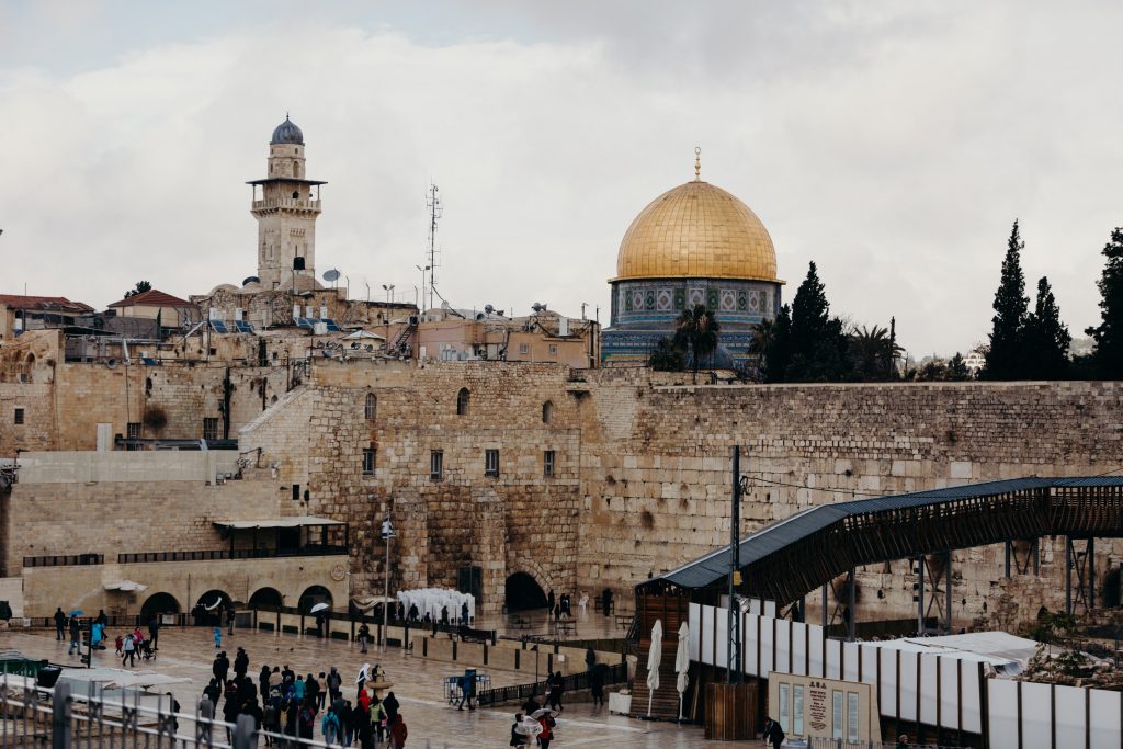 The limestone wall in Jerusalem 