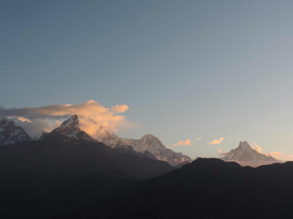 Ghorepani in Nepal.