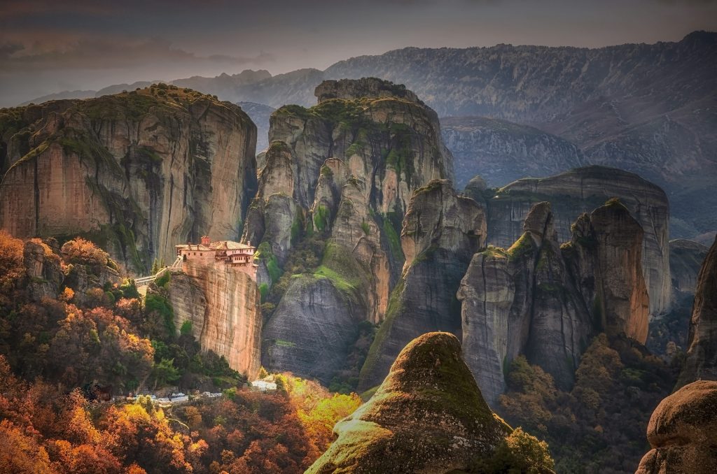 Our Greece travel guide includes the magnificent Meteora with its rock structures and monasteries