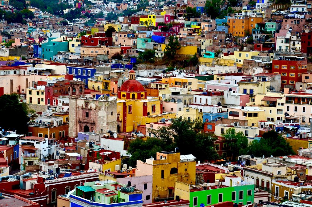 Guanajuato is a colonial city full of color