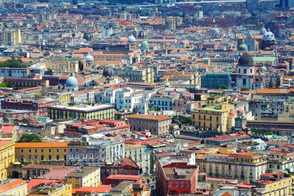 Altstadt von Neapel in Italien
