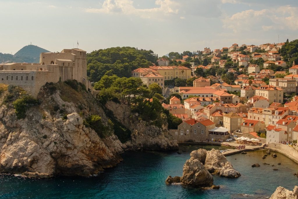 Die Felsenstadt Dubrovnik in Kroatien.