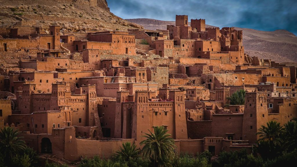 Ait Ben Haddou ruins are a UNESCO heritage site