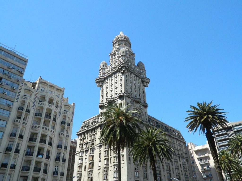 Palacio Salvo is a historic building in Montevideo in Uruguay, perfect for winter travel 