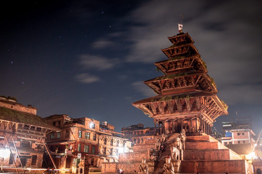A temple in Nepal.