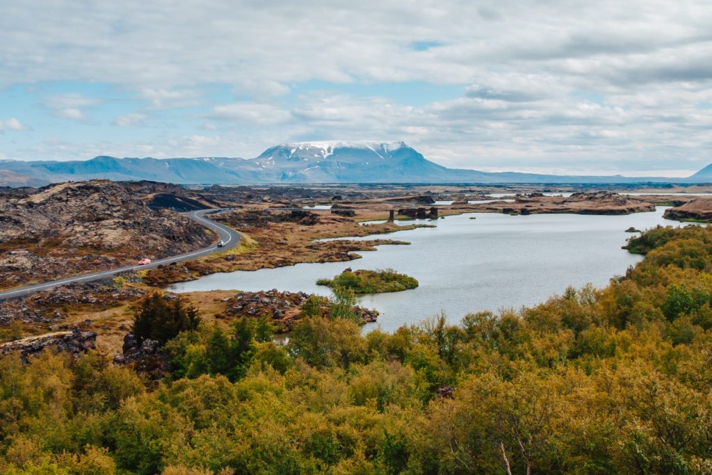 the best road trips in Europe. A lovely lake in Iceland. 