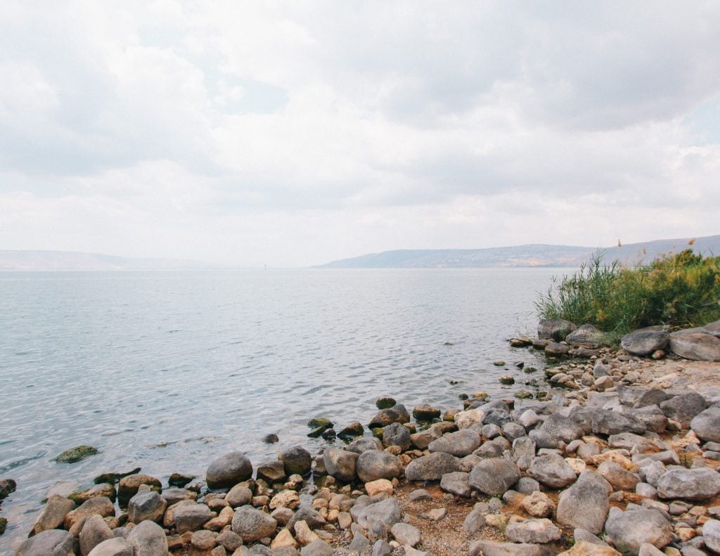 Der See Genezareth in Israel