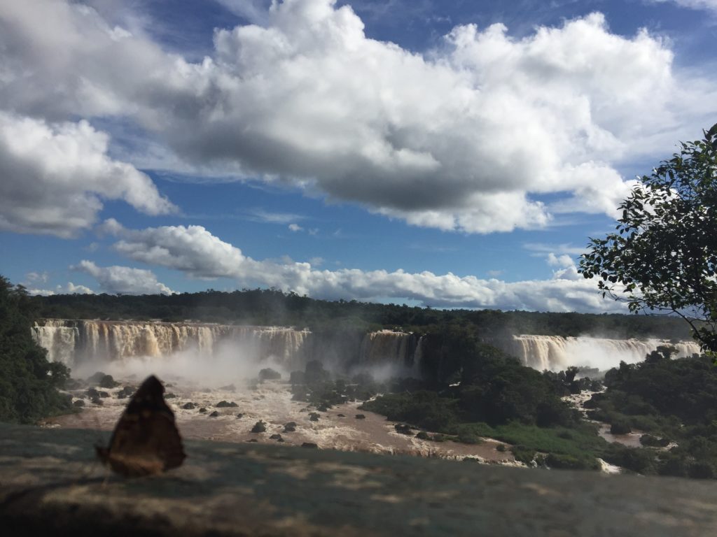 amazing picture of the beautiful Iguazu Falls 