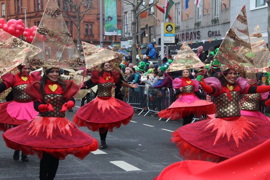 Saint Patrick's Day parade in Dublin
