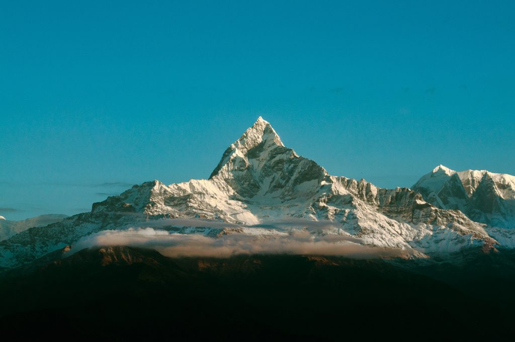 Khopra Danda mountains in Nepal.