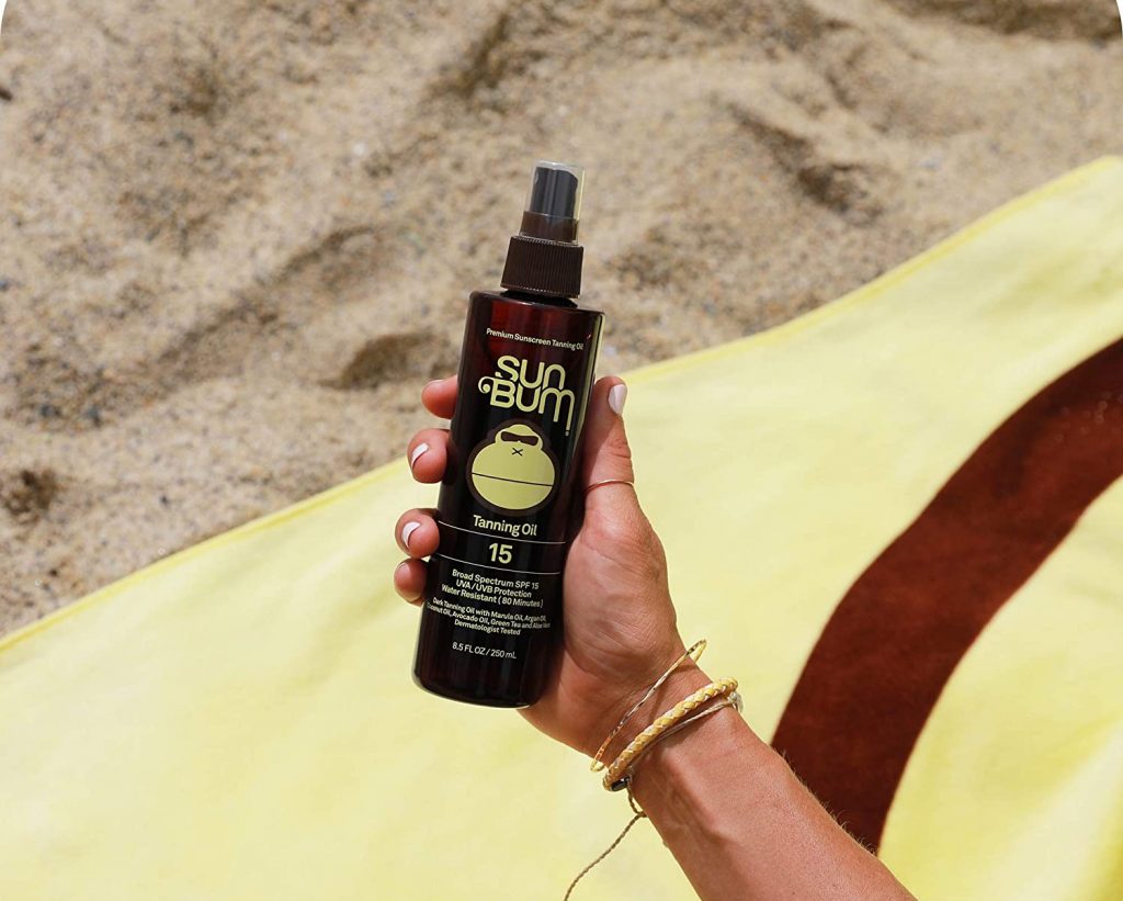 A bottle of sun oil for those beach days. 