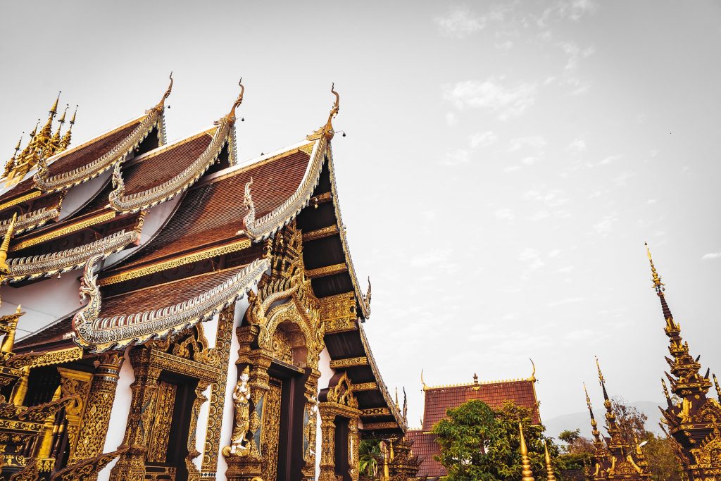 Buddhist temples in the city of Bangkok