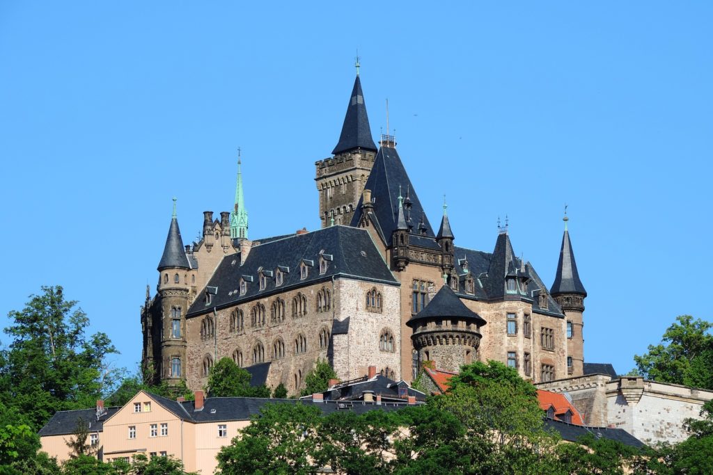 In the region of saxony anhalt, Wernigerode Castle