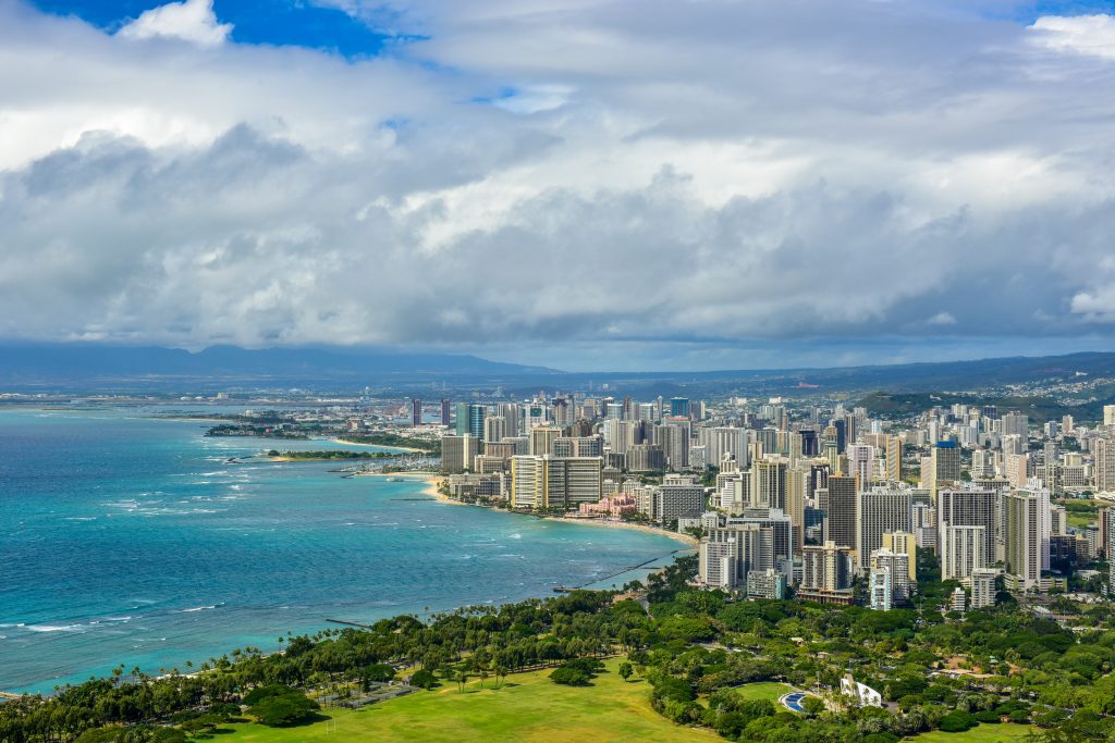 A view of Honolulu, Hawaii