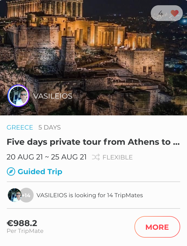 A trip to Greece.